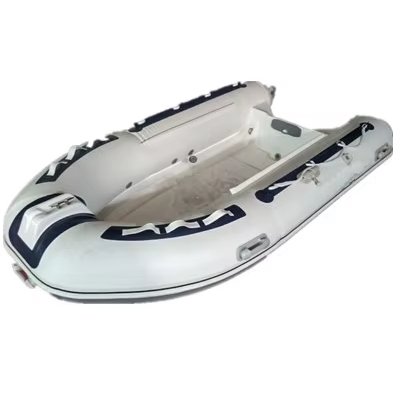 CE Small 300 Rib Fiberglass Hull Inflatable Rowing Fishing Boat With Outboard Engine